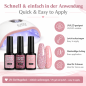 Preview: Set de 6 Vernis Gel UV Rose Glamour